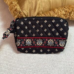 Vera Bradley Classic Black Cosmetic Bag